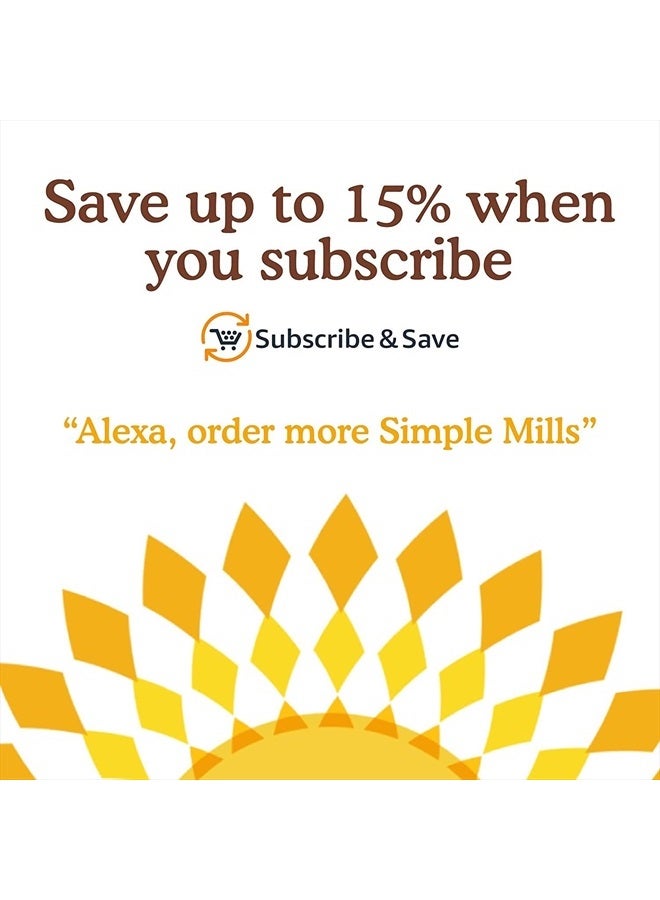 Simple Mills مقرمشات دقيق اللوز، عبوات خفيفة من ملح البحر المطحون - خالية من الجلوتين، نباتية، وجبات خفيفة صحية، 4.9 أونصة (عبوة من 1) - Image 2