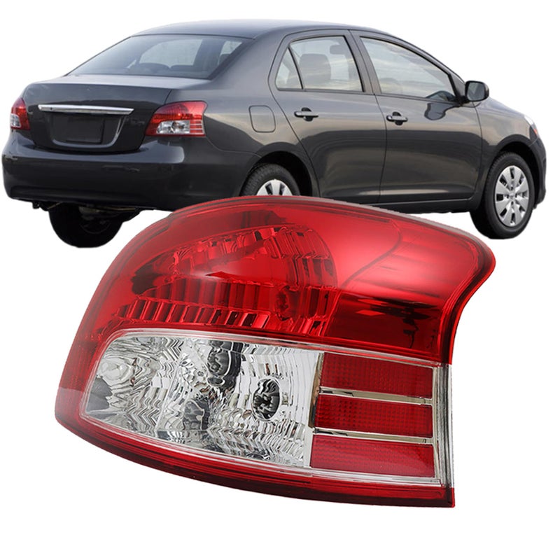 Silscvtt Rear Brake Tail Lights Assembly Replacement for Toyota Yaris Sedan 20072012 RH Passenger Side Tail Lamps 8155152600 TO2819133