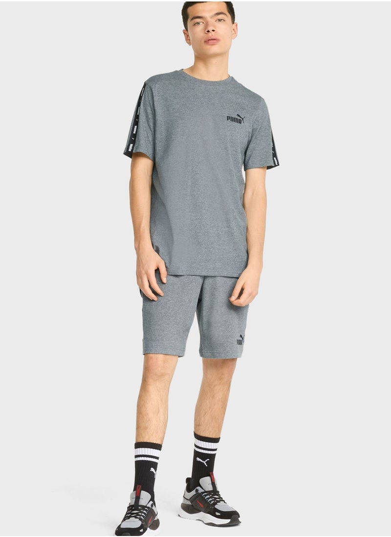 PUMA - 9" Essential Tape Shorts - Image 1