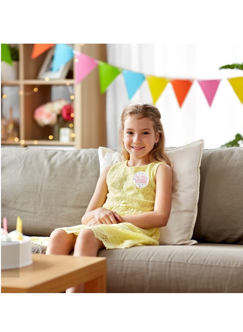 مجموعة دبابيس عيد الميلاد - 30 دبوس عيد ميلاد سعيد للنساء والرجال، دبابيس عيد الميلاد للبنات والأولاد بحجم 2.3 إنش، شارة عيد ميلاد ذهبية بيضاء، هدية زر عيد الميلاد - مثالية للاحتفال (أبيض-زهري) - Image 5