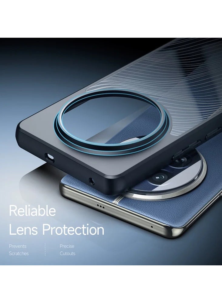 DUX DUCIS Aimo Cover for the Realme 12 Pro/12 Pro Plus mobile phone slim, transparent matte cover made of TPU, polycarbonate, polypropylene, silicone - black - Image 4