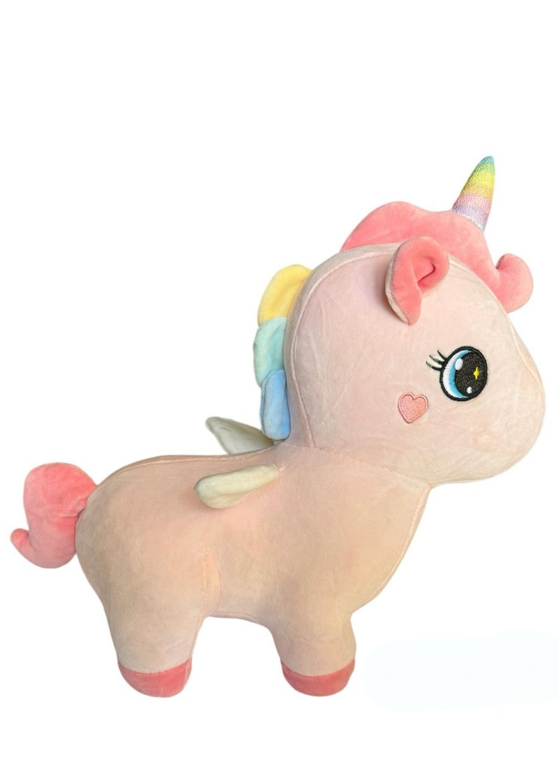 Soft/Plush/Stuffed High Quality Washable Pink Unicorn Animal Toy for Kids (Boys/Girls) (40cm)  - Image 3