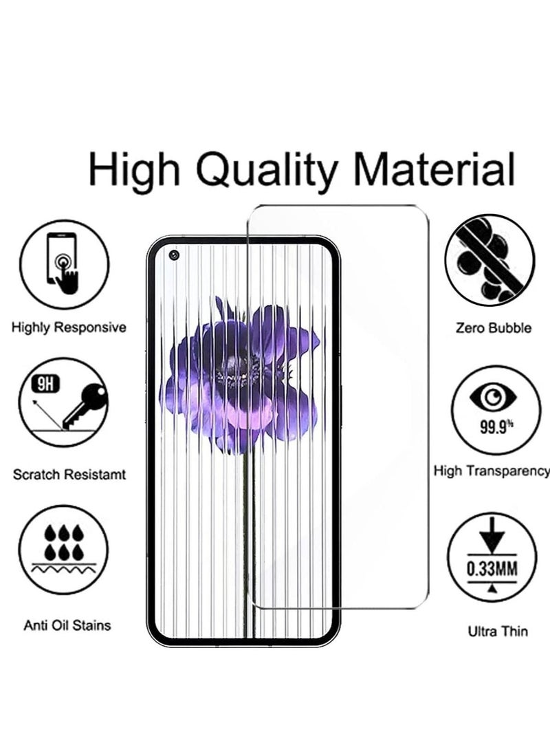 ELTRAZONE Nothing Phone 1 Case with 2 Pack Tempered Glass Screen Protector, Crystal Clear TPU Silicone Case with Airbag Corners, Drop Protection Cover For Nothing Phone 1 - Image 5