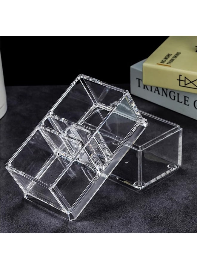 Yakri Clear Acrylic Two Lattices Tea Bags Holder Coffee Sugar Bag Case Guest Room Storage Boxes YTBH-001 - Image 5