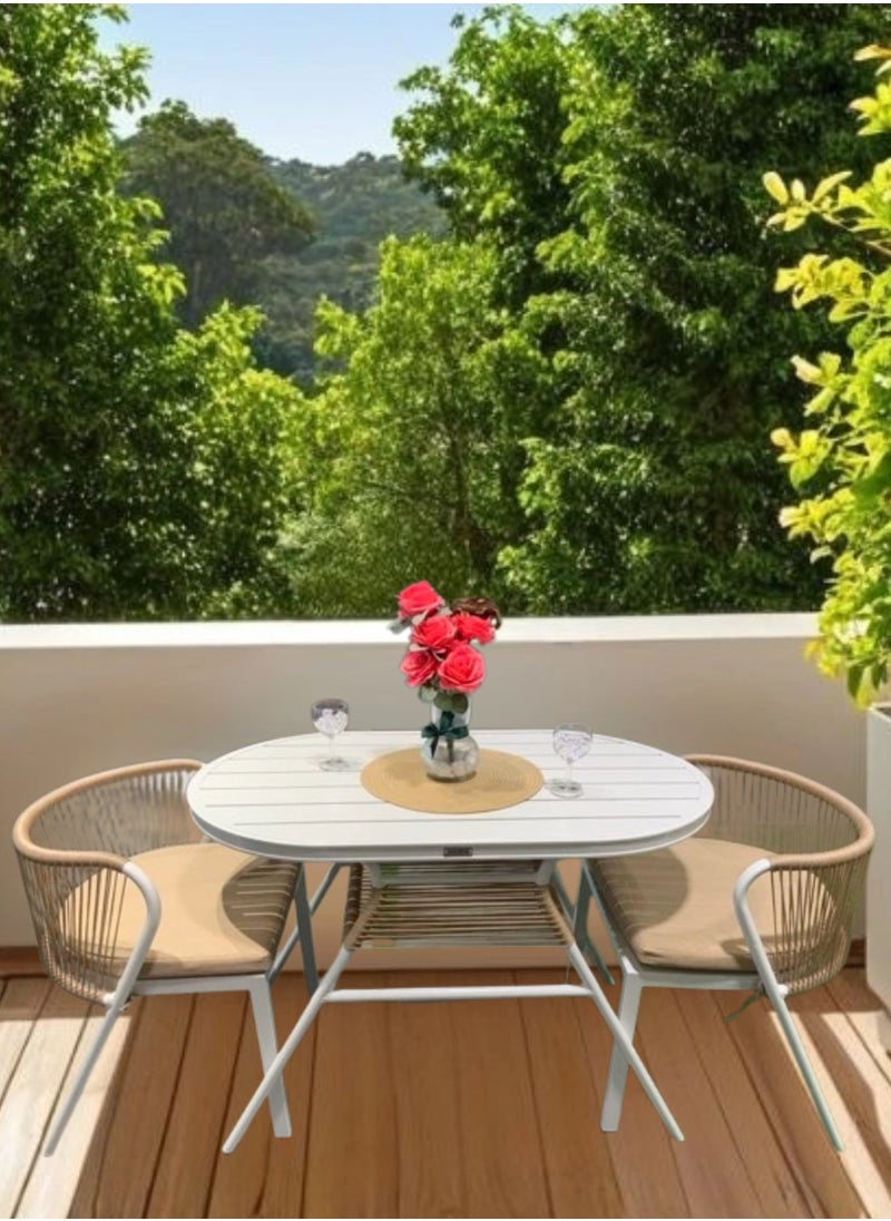 Schondor Furniture Elba | Balcony Set | Aluminum Cast | Durable | Stylish | Weather Resilience | Perfect for Patio | Garden | Balcony | Any Outdoor Space  - Image 1
