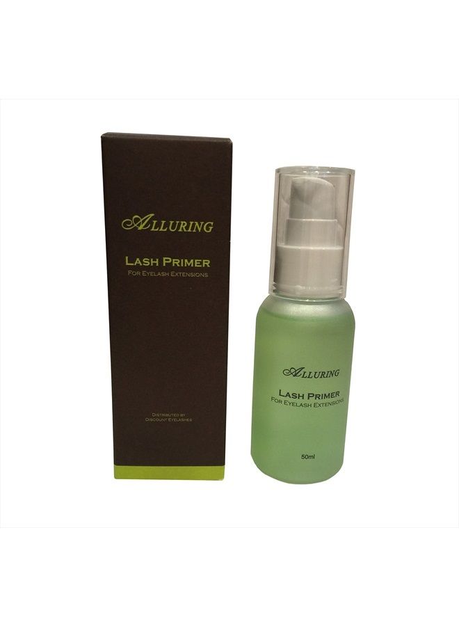 Alluring Green Tea Primer/Protein Remover 50ml for eyelash extensions (Large 50ml) - Image 1