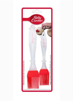 Betty Crocker Silicon Brush Set Of 2 Pieces 7.5/20Cm Transparent & Red - pzsku/Z586967746E5A09A537E8Z/45/_/1691489827/c0acf5e1-64ce-4972-9992-2cdcea257329