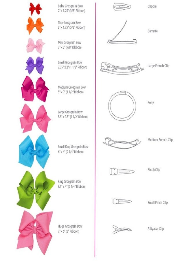Wee Ones Girls' Organza Double Hair Bow on a WeeStay Clip with Satin Knot Center, Tiny, Light Pink - Image 5