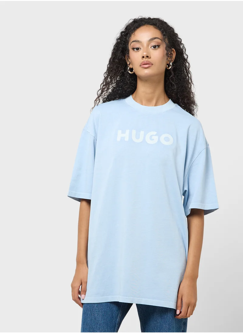 HUGO Logo Crew Neck T-Shirt