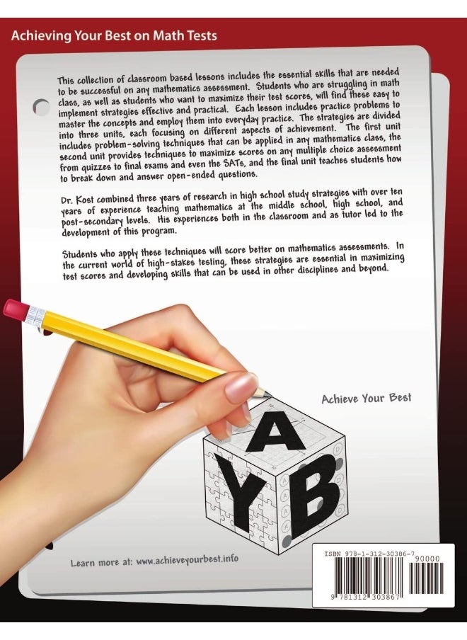 Achieving Your Best on Math Tests Class Edition  - Image 2