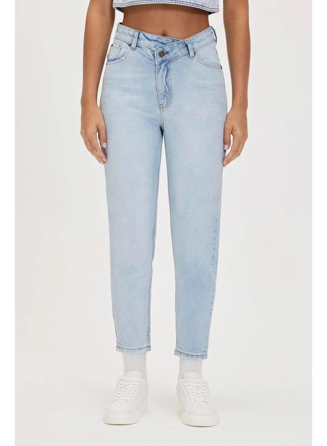 Bad Bear Alisha Jeans Ocean Blue Women's Denim Pants.