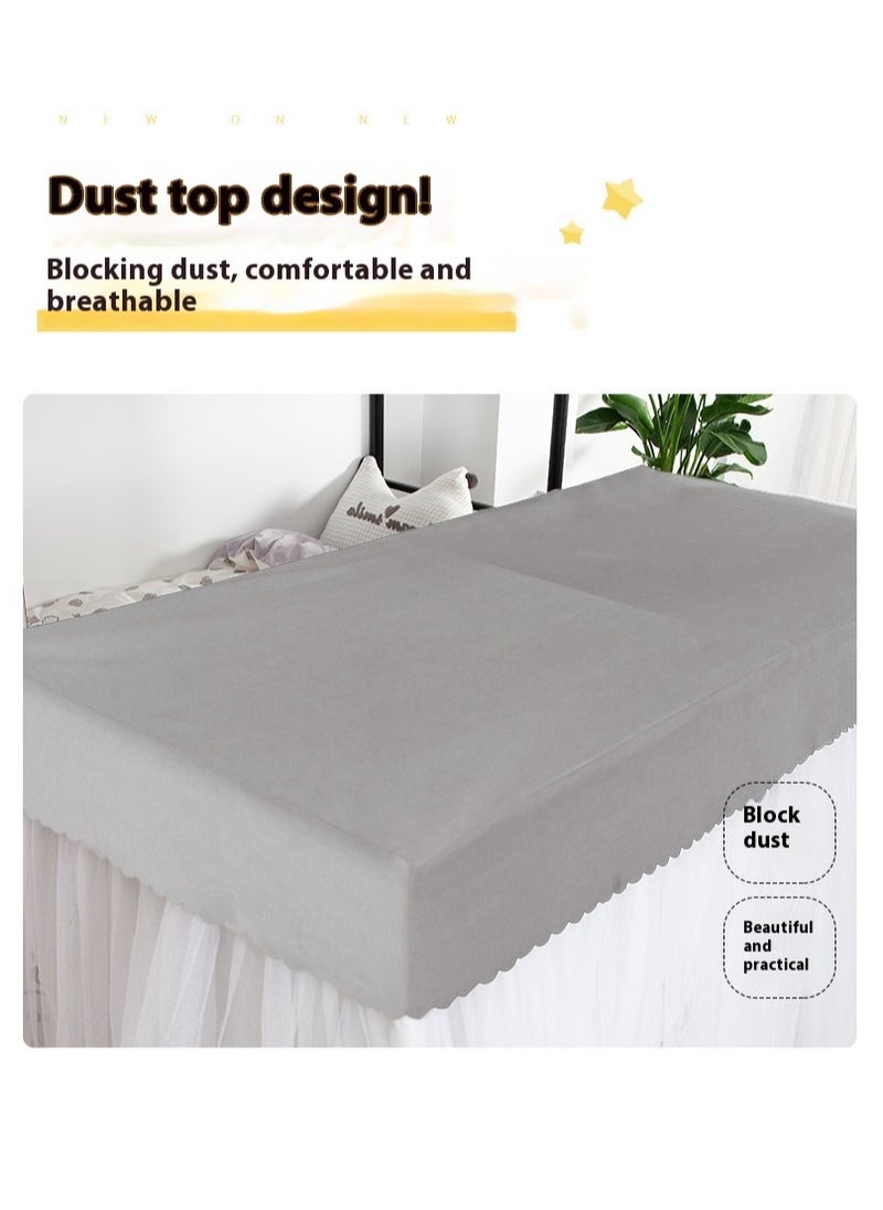 SISGL Dustproof Bed Canopy Single Sleeper Bunk Bed Curtains Dormitory Blackout Cloth Mosquito Nets Bed Tent Curtain For Junior Loft Bed College Students Dorm Sleep Privacy Bed Spread Blackout Curtains  - Image 4
