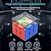 nabreeli Magnetic Speed Cube 3x3 Stickerless Professional Competition Cube with 24 Strong Magnets 5535 Corner Cutting Smooth Fast for Adults Kids for Speedcubers No Logo - Image 3