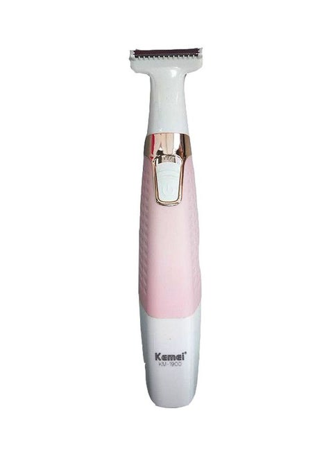Km-1900 Rechargeable Body Shaver And Eyebrow Trimmer Pink/White/Gold