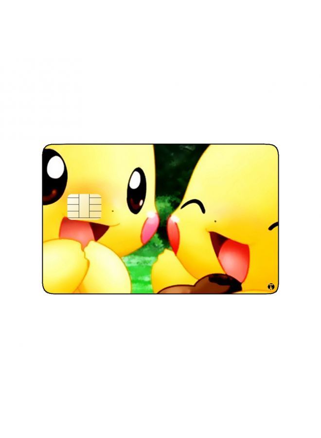 RKN PRINTED BANK CARD STICKER Pikachu From Pokemon Anime - Image 2