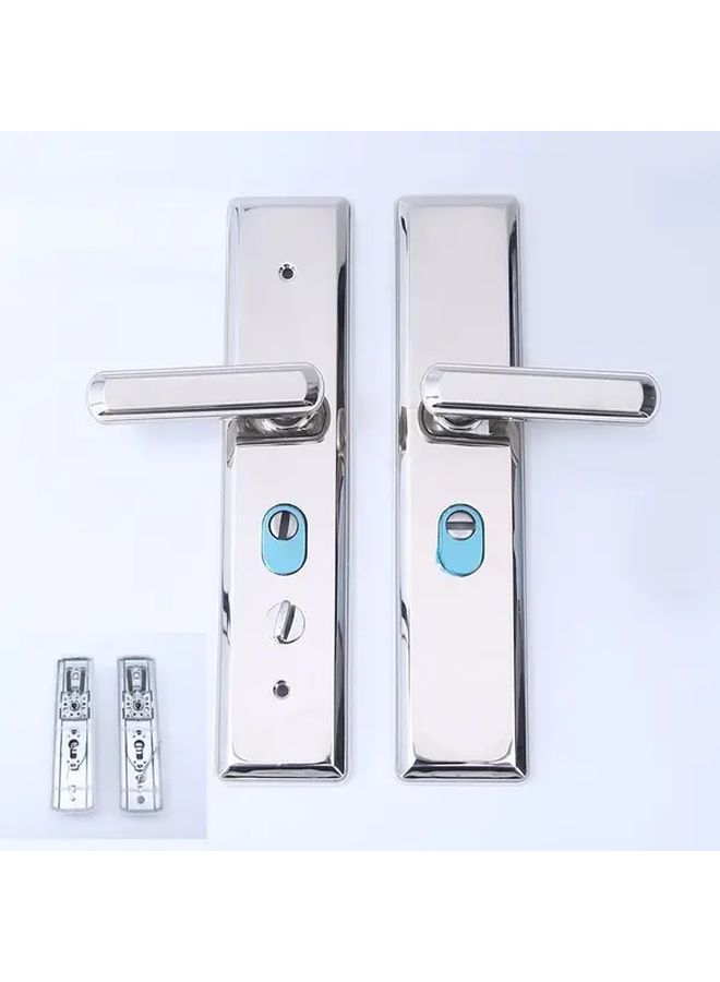 Stainless Steel Like Mechanical Door Lock 70mm Dual Pull Spring Deadbolt Security - Image 1