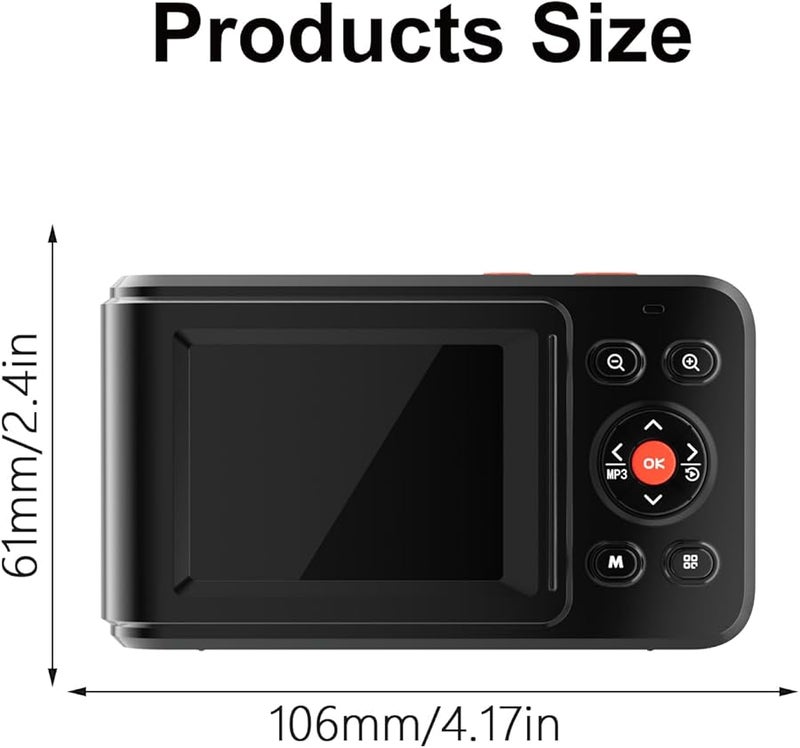 كاميرا ريد روز المزدوجة الشاشة الرقمية للجنسين XJ02 مدمج بها مشغل MP3 للتصوير متعدد الوظائف - Image 4