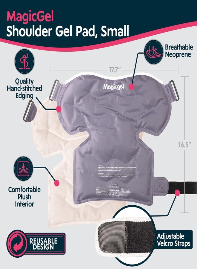 Magic Gel Premium Shoulder Ice Pack - Reusable, Flexible and Long Lasting. Ice Pack for Rotator Cuff Injuries, Bursitis and Swelling. Cold Therapy Compression Wrap for Left or Right Shoulder () - Image 3
