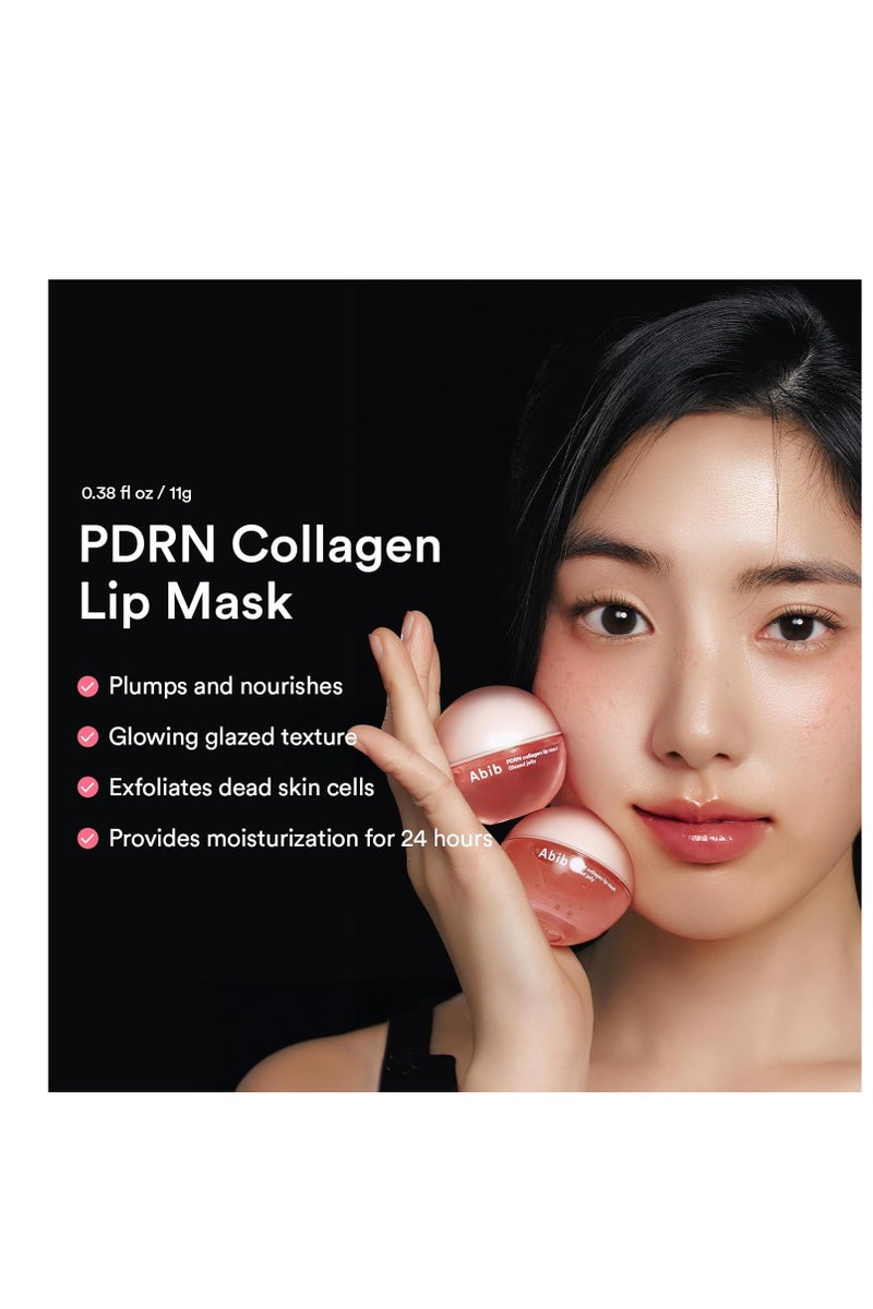 Abib PDRN Collagen Lip Mask Glazed Jelly | 0.38 oz - Image 2