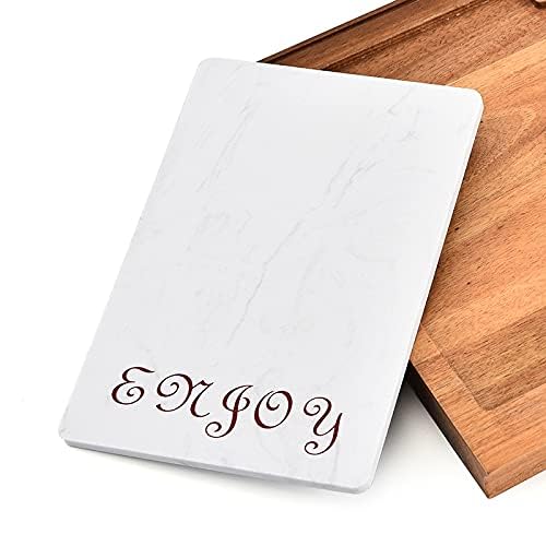 Iktu Mini Small Cheese Board and Knife Set, Charcuterie Platter & Serving Tray for Wine, Crackers, Brie and Meat for Home,Picnic,Restaurant, Cafe Use (Dimension: 25 x 23 x 1.5cm) - Image 3