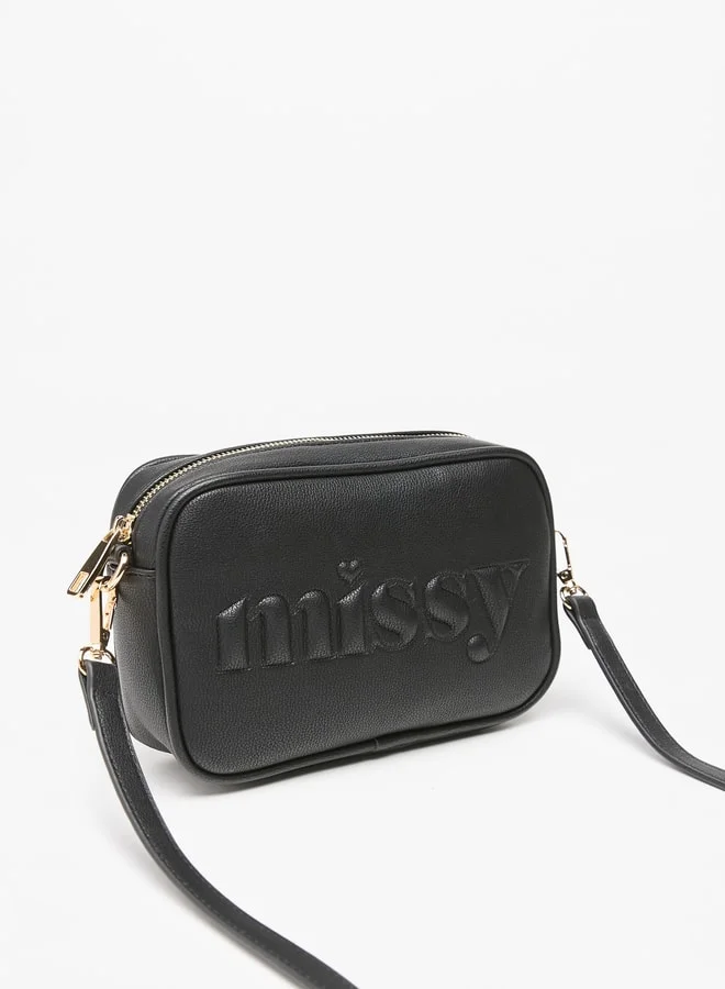 MISSY Women's Logo Detailed Crossbody Bag with Adjustable Strap
