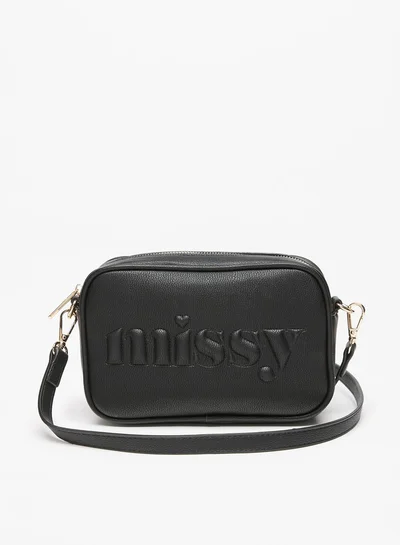 MISSY Women's Logo Detailed Crossbody Bag with Adjustable Strap