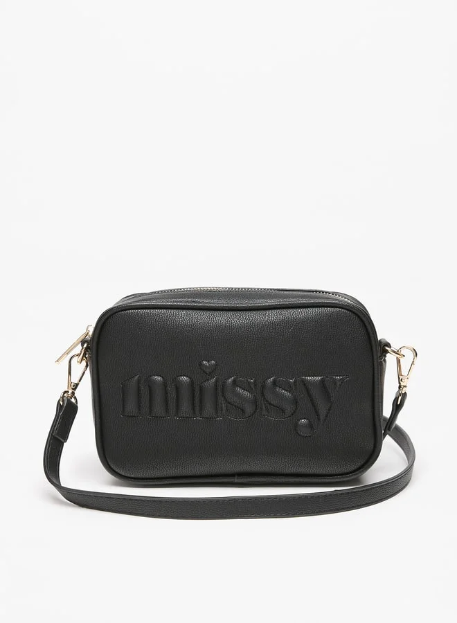 MISSY Women's Logo Detailed Crossbody Bag with Adjustable Strap