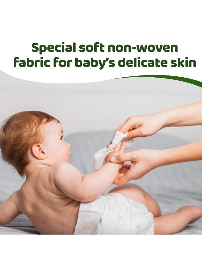 شيكو مناديل مبللة للأطفال للتنظيف الناعم من شيكو، 72 قطعة، عبوة فليبتوب - Image 3