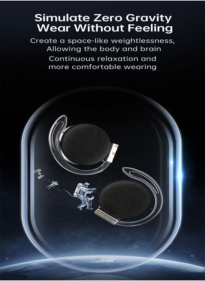 Generic On-Ear Bluetooth Headset V5.2, Noise Cancelling With 4 Microphones, Long Battery Life Sport Style, - Black  - Image 5