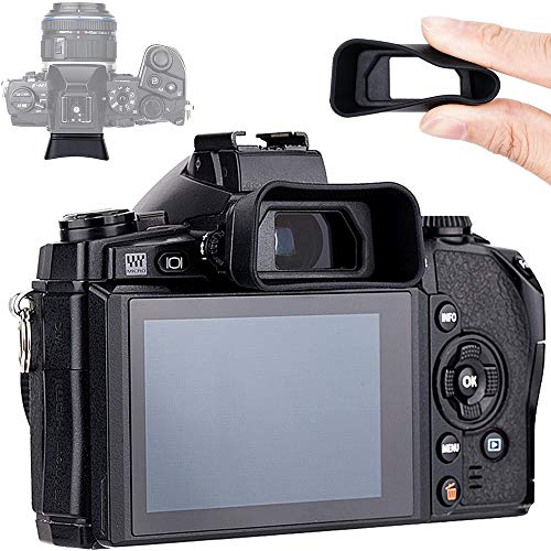 Kiorafoto Soft Silicon Camera Viewfinder Eyecup Eyepiece Eyeshade for Olympus OM-D E-M1 Mark III & E-M1 Mark II & E-M1 Mirrorless Camera, Replaces Olympus EP-13 EP-12 Eye Cup - Image 1