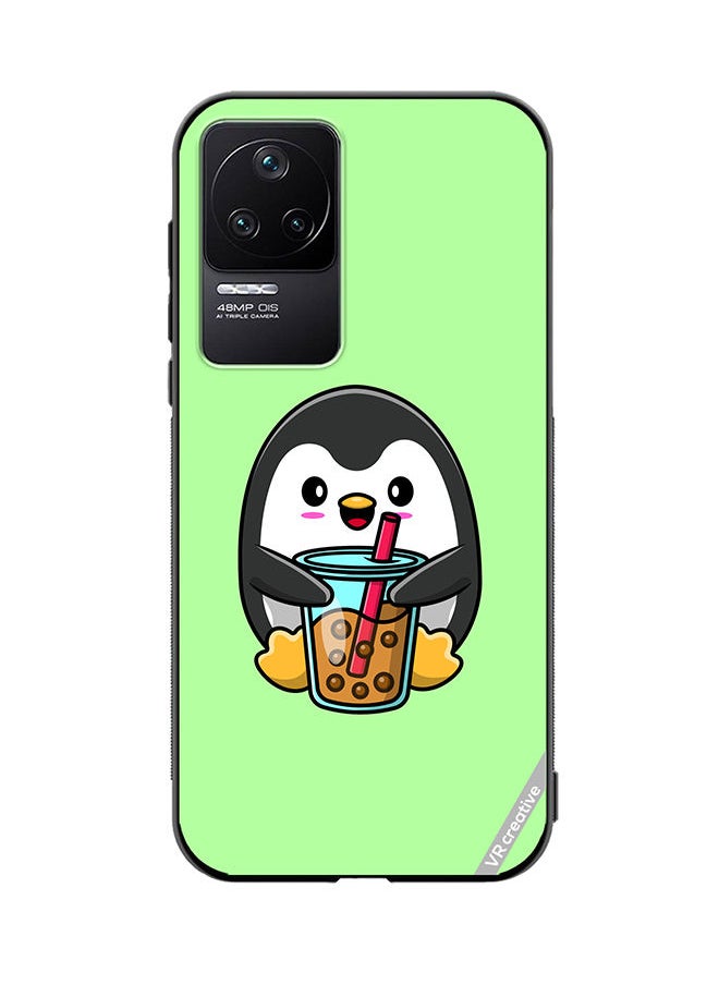 VR CREATIVE Protective Case Cover For Xiaomi Redmi K50 Penguine Cola Design Multicolour  - Image 1