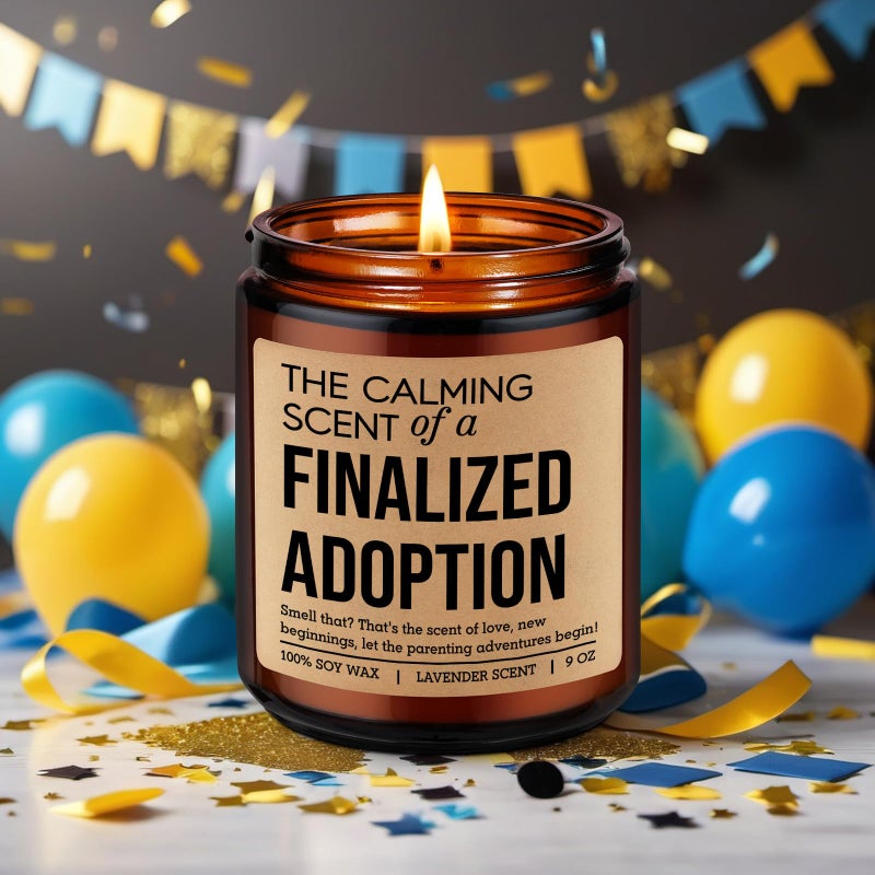 Fairy's Gift Candle, Finalized Adoption Gifts, Finalization Adoption Day Gifts for Adoptive Parents, New Family - Happy Gotcha Day, New Beginnings Congrats Presents for Newly Adopted Mom Adoptive Dad - Image 4