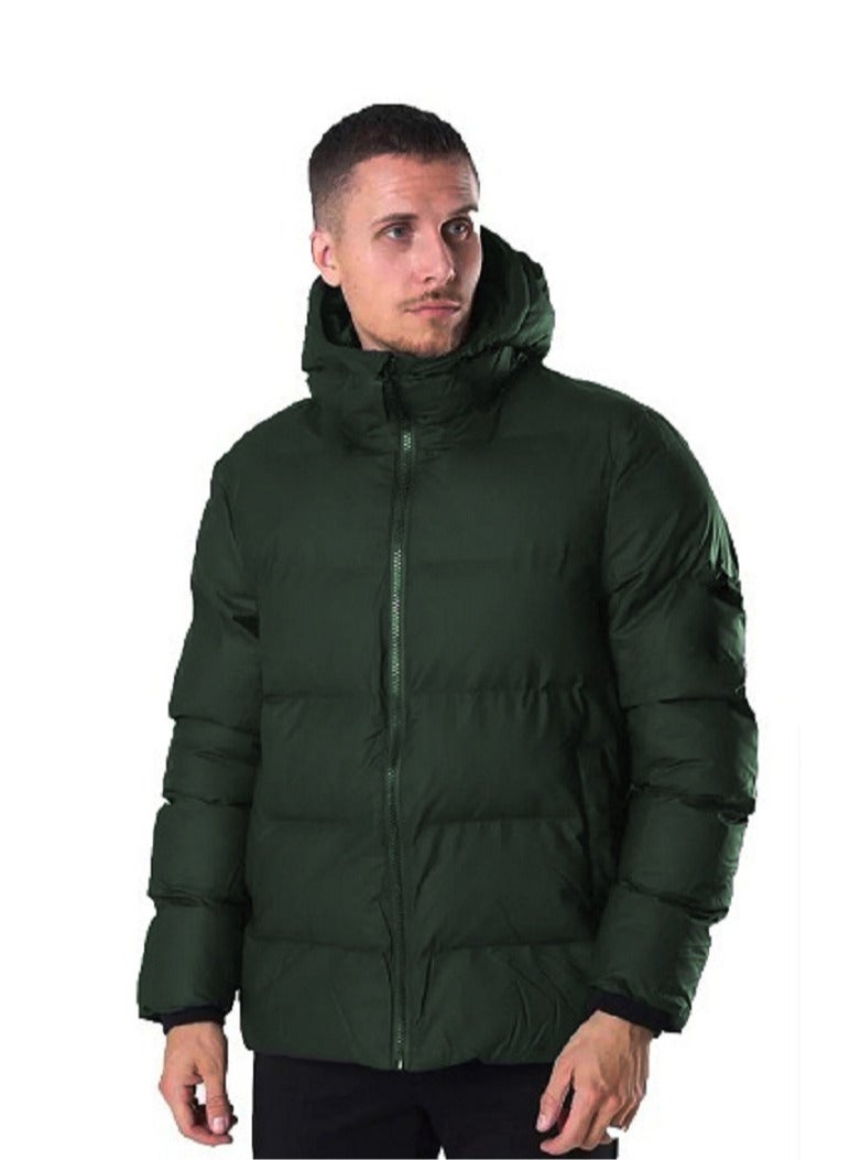 general Zip Up Bomber Jacket with Removable Hood - Image 2