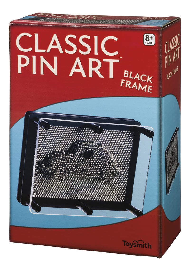 Toysmith: Classic Pin Art, Moveable Metal Pins to Create 3D Images, Great Conversation Piece, Suitable for Home or the Office, For Ages 8 and up, Black/Sliver, 5 - 10 years - Image 2