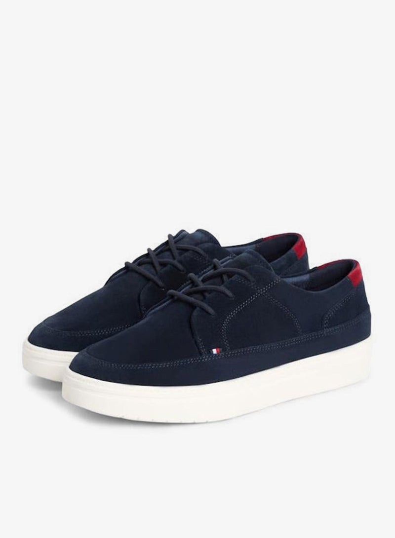 TOMMY HILFIGER Lightweight Suede Cupsole Hybrid Shoes - Image 4