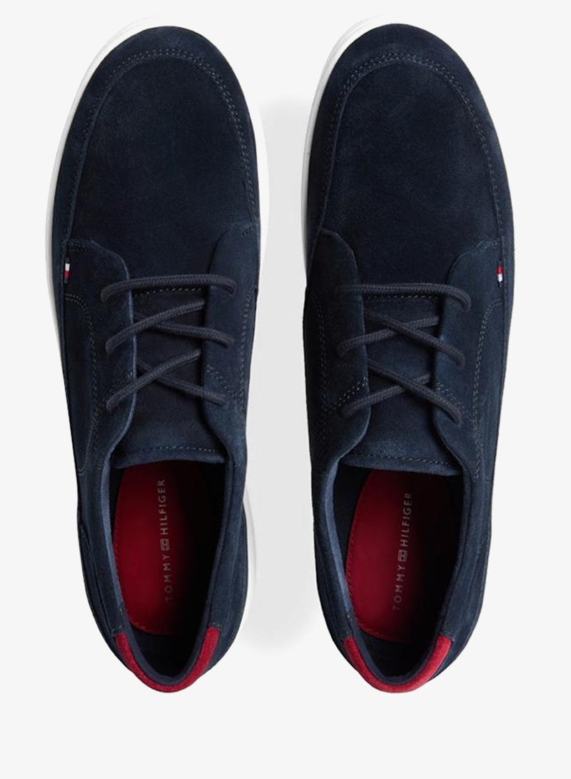 TOMMY HILFIGER Lightweight Suede Cupsole Hybrid Shoes - Image 5