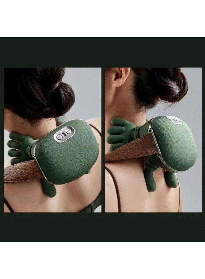 ريبنيو جهاز تدليك الكتف والرقبة لتخفيف الألم - جهاز تدليك عميق للأنسجة مع حرارة وبطارية طويلة الأمد - Image 2