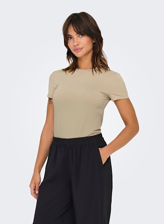 ONLY ONLY Womens Shortsleeve Top O-Neck Juniors  - Image 4