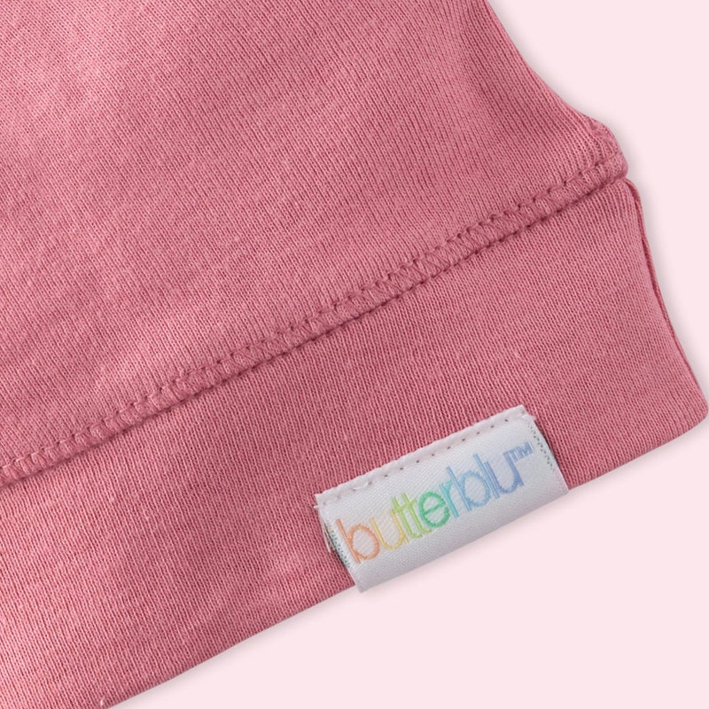 Butterblu Charlie 10-Pack Caps 100% Organic Cotton Beanie Hats for Newborn and Baby Girls, Boys, Unisexâ€‹, Sunny Pink Rainbow, One Size - Image 2