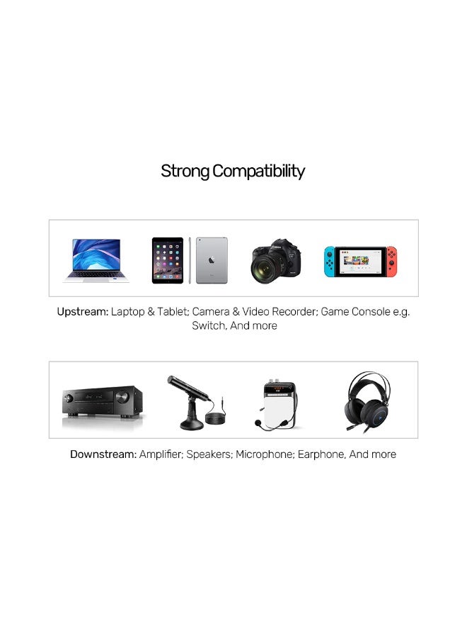 UNITEK Aux Male to Female Cable for Audio Cable Extension Headphone Extension Cable (3.5mm Male Plug to 3.5mm Female Jack) Stereo Audio Extension Cable,1M  - Image 3
