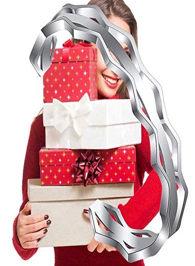 Zuo Bao Grooved Hair Tie Bracelet Stainless Steel Hollow Groove Cuff Bracelets Rubber Band Holder Bangle for Women (Silver) - Image 4