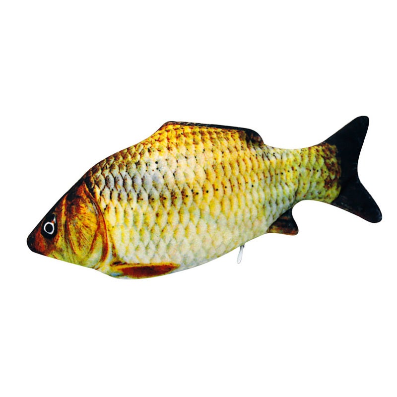 Electric Flopping Fish Cat Toy: Realistic Plush Design USB Rechargeable - Relieve Boredom Reduce Destructive Behavior for Indoor Cats Kittens - Image 3