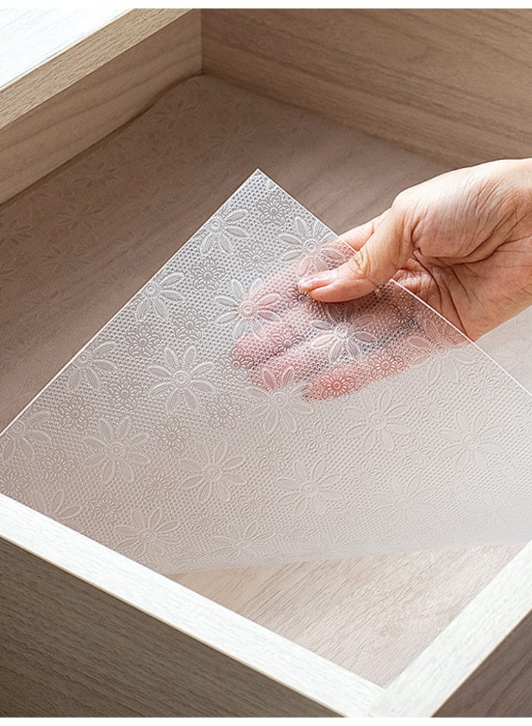 هايدو 2-لفة 30 * 300CM غير اللاصق خزانة الخزانة الدرج حصيرة واضحة - Image 1