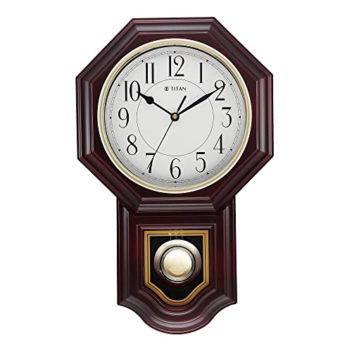 Titan Classic Brown Colour Pendulum Clock with a Westminster Chime (Large) - Image 1
