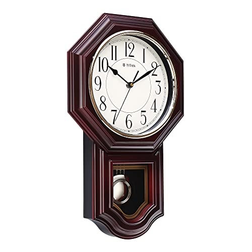 Titan Classic Brown Colour Pendulum Clock with a Westminster Chime (Large) - Image 3