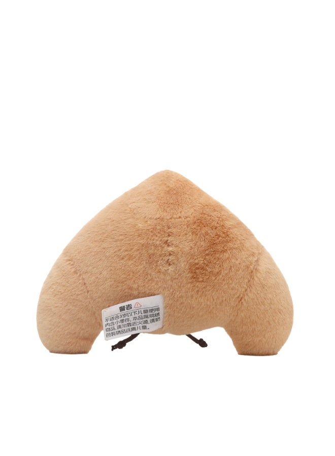Jooki PP Cotton Afternoon Tea Series Croissant Plush Toy, Cute Doll, Sleeping Pillow, 11cm Short Plush - Image 2