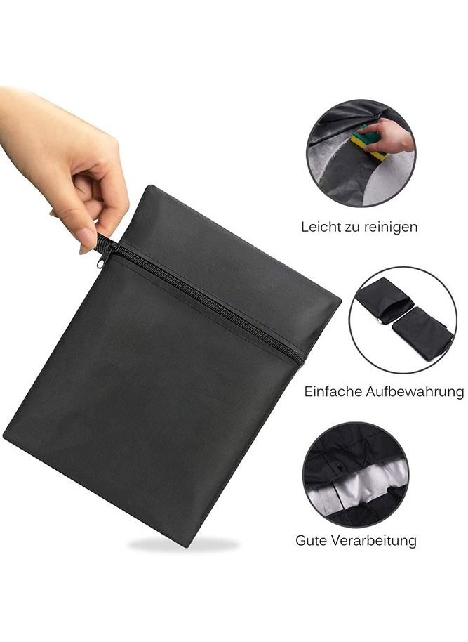 Generic Waterproof BBQ Grill Cover Barbeque Cover Anti Dust Rain UV for Gas Charcoal Electric Barbecue Accessories Outdoor Garden, 145×61×117cm  - Image 4