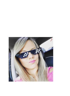 SYOSI 12 Pack Thug Life Party Sunglasses 8 Bit Pixel Glass Multicolor Mosaic Gamer MLG Photo Props Unisex Eyewear  - Image 3