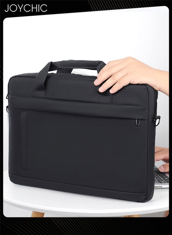 Joychic Men Classic Laptop Bag with Adjustable Straps Waterproof and Protective Laptop Sleeve Business Messenger Shoulder Bag for Laptop or Tablet  - Image 2
