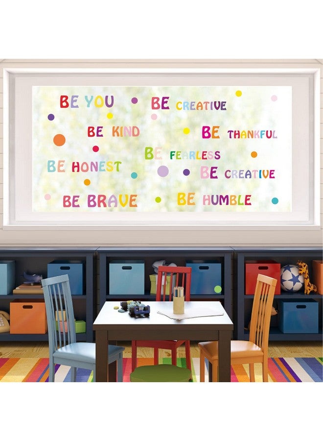 إيزما ملصق حائط ملهم Be Kind ملصق حائط Be Kind Be You اقتباسات حروف تحفيزية بألوان قوس قزح اقتباس كن شاكراً Be Bravebe ديكور جدار إبداعي للفصل الدراسي ديكور غرفة نوم الأطفال والبنات - Image 4